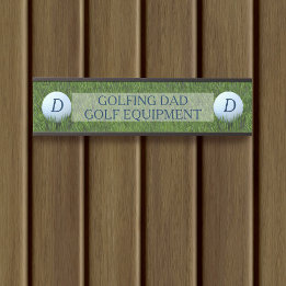 Golf Equipment Locker Golfer Pappa i sportrum