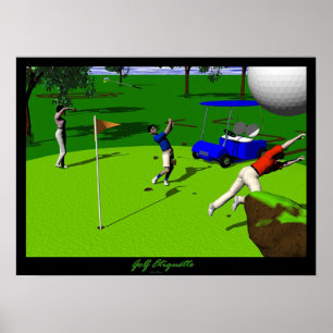 Golf Etiquette Poster