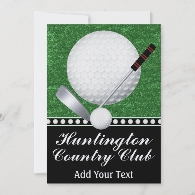 Golf Event - SRF Inbjudningar (Framsida)