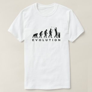 Golf Evolution, rolig T-shirt golfer Humor