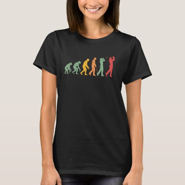 Golf Evolution Roligt Golfpresent för Pappa Make e T Shirt (Framsida)
