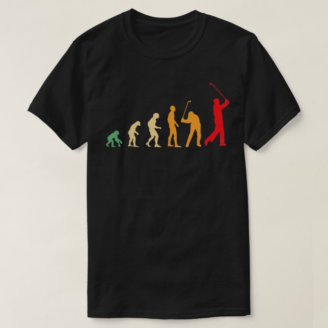Golf Evolution T Shirt (Design framsida)
