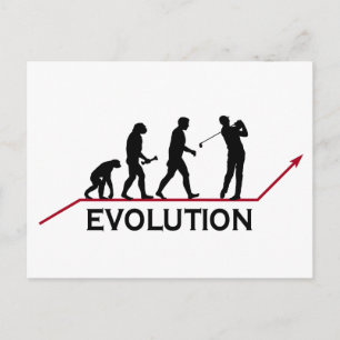 Golf Evolution Vykort