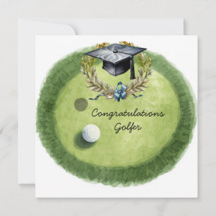 Golf Examens Grattis Kort “On Par” 