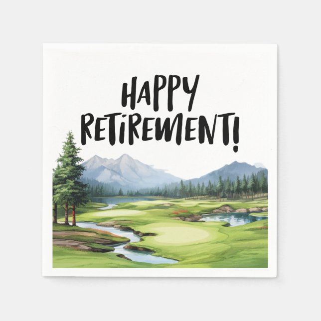 Golf Fairway Farewell: Pension på Grönten Pappersservett (Framsidan)