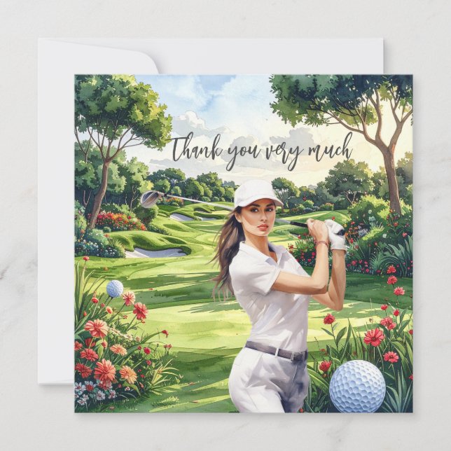 Golf Fairway Tacksamhet: Tack-kort Tack Kort (Framsida)