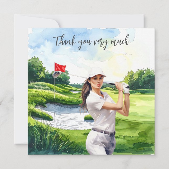 Golf Fairway Tacksamhet: Tack-kort Tack Kort (Framsida)
