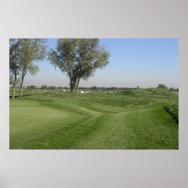 Golf Fairway-utskrift Poster (Framsidan)