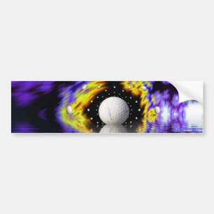Golf Fantasy Bumper Sticker Bildekal