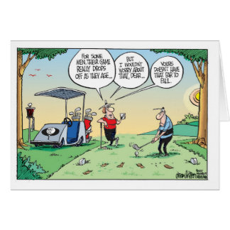Golf får gammal hälsningskort