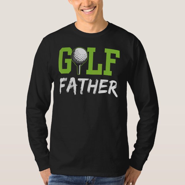 Golf Far Golfer Hobby Golfing Pappa Pappa Pappa T Shirt (Framsida)