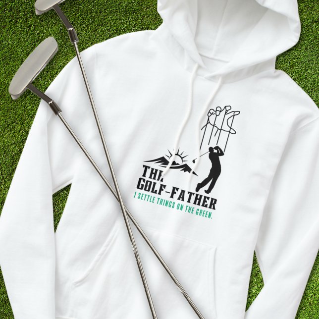 Golf-Far - Settle Sak på Grönten Hoodie (Skapare uppladdad)