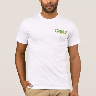 Golf-färgad polo-argument mönstrad t-shirt