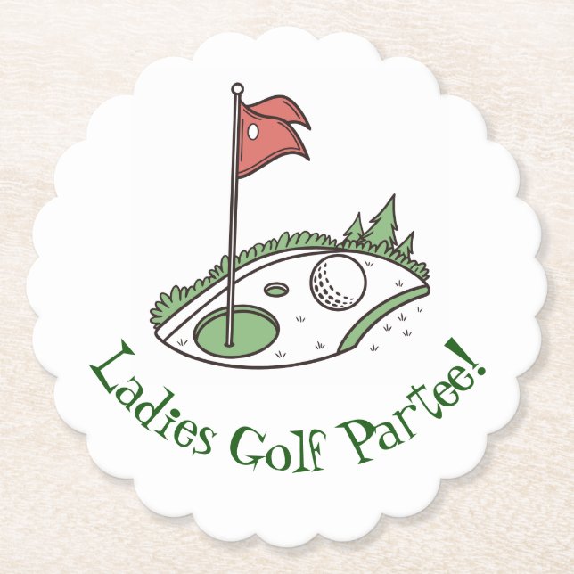 Golf Firande Party Underlägg (Framsida)