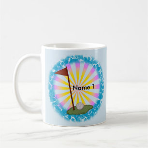 Golf Flagga Kaffemugg