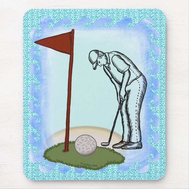 Golf Flagga Musmatta (Framsidan)