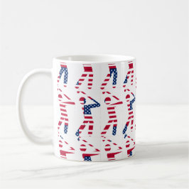 GOLF FLÄKT Bästa Pappa någonsin Personlig USA flag Kaffemugg