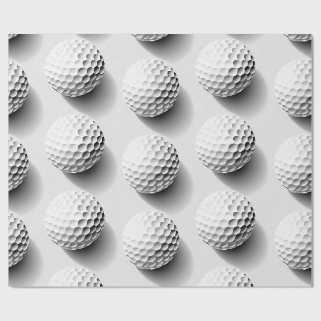 Golf Fläkt Gift Wrapping Papper Presentpapper (Platt)
