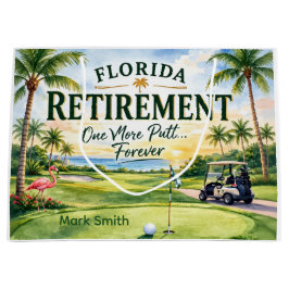 Golf Florida med flamingo-pensionärstema