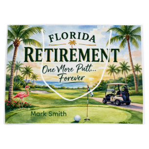 Golf Florida med flamingo-pensionärstema