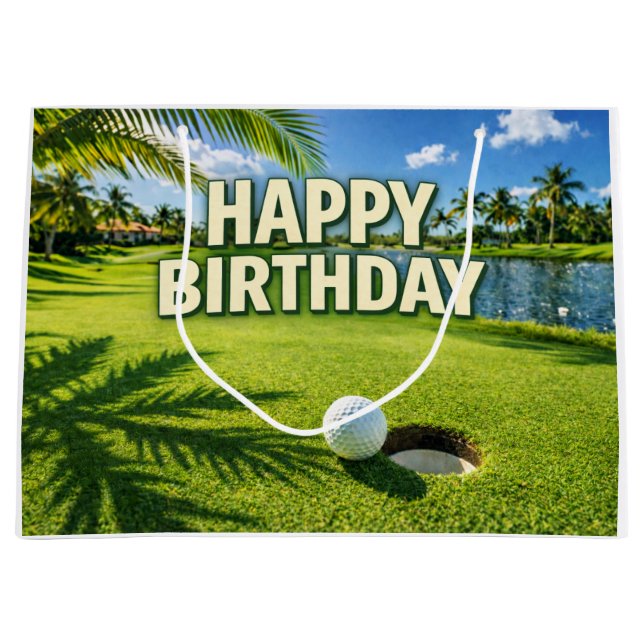 Golf Florida Tema  Grattis på födelsedagen  (Framsidan)