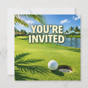 Golf Florida Temat “Du är inbjuden” inbjudan