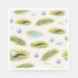 Golf Florida Themed Napkins Pappersservett