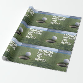 Golf Florida themed Presentpapper