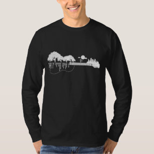 Golf-flygdiskett Golf Sunset Guitar T Shirt