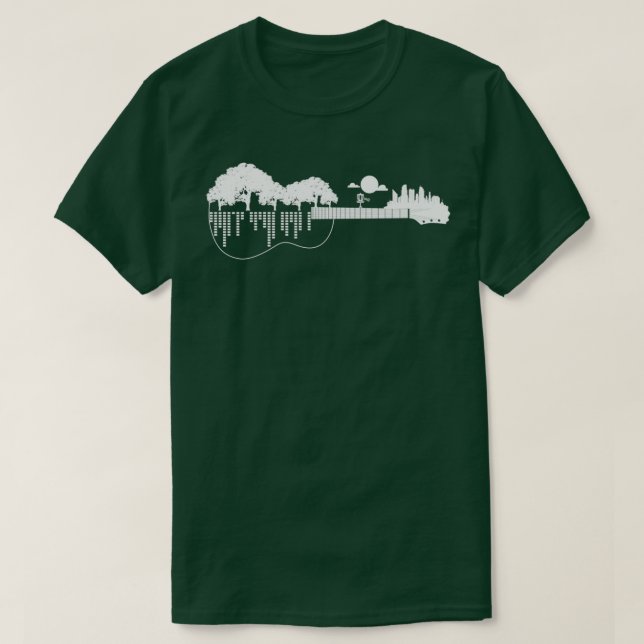 Golf-flygdiskett Golf Sunset Guitar T Shirt (Design framsida)
