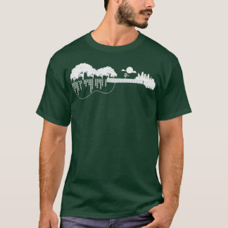 Golf-flygdiskett Golf Sunset Guitar T Shirt