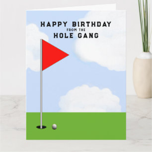 Golf födelsedag från alla kort