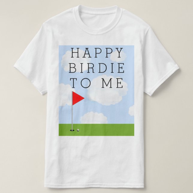 Golf Födelsedag T-shirt (Design framsida)