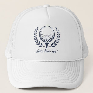 Golf födelsedagsfest i förnämt stil keps