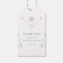 Golf födelsedagsfest-presentmärkre presentetikett