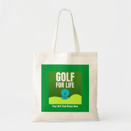 "Golf For Life"-anpassad Golf Tote-bag Tygkasse