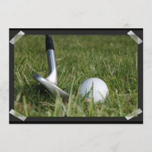 Golf Foto Inbjudan