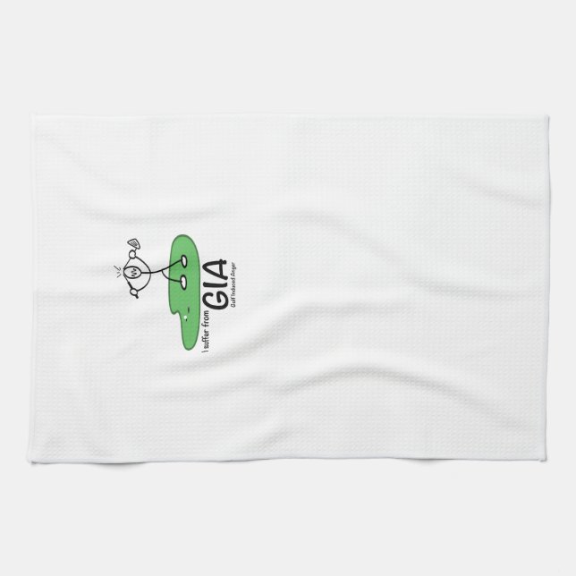 Golf framkallad ilskaGolfhandduk Kökshandduk (Horisontell)