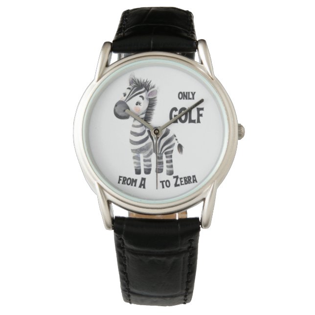 Golf från A till Ö, Zebra Armbandsur (Framsida)