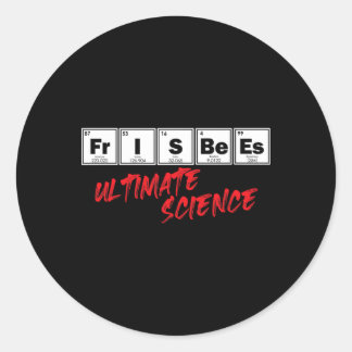 Golf Frisbees Ultimate Science Disc Periodic Table Runt Klistermärke