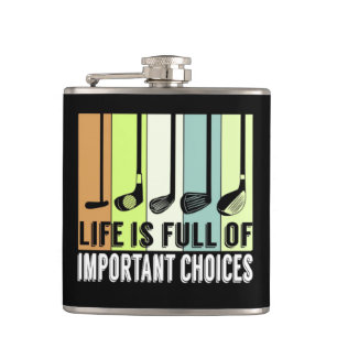 Golf Funny Life Choices-Klubbar Fickplunta