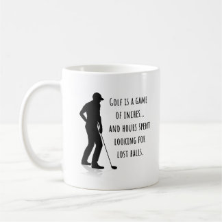 Golf Funny Mug, Golf Joke Kaffemugg