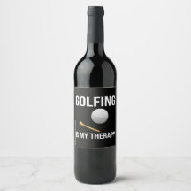 Golf Funny Quotes golfing är min terapi