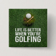 Golf Funny Say Life är bättre när du golferar
