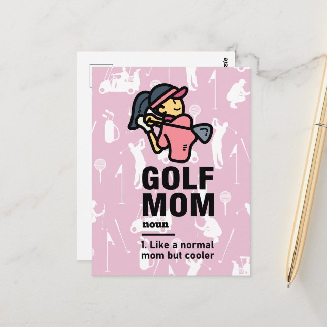 Golf Funny Sayed Quotes for Golfer Vykort (Fram/Back In Situ)