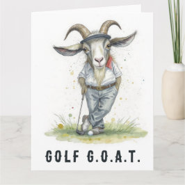 Golf G.O.A.T.- Big Golf Card Tack Kort