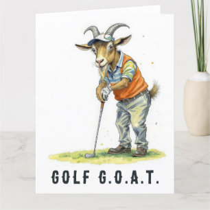 Golf G.O.A.T.- Big Golf Card Tack Kort