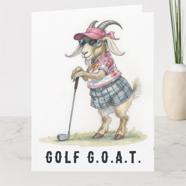 Golf G.O.A.T.- Big Golf Kort (Framsida)