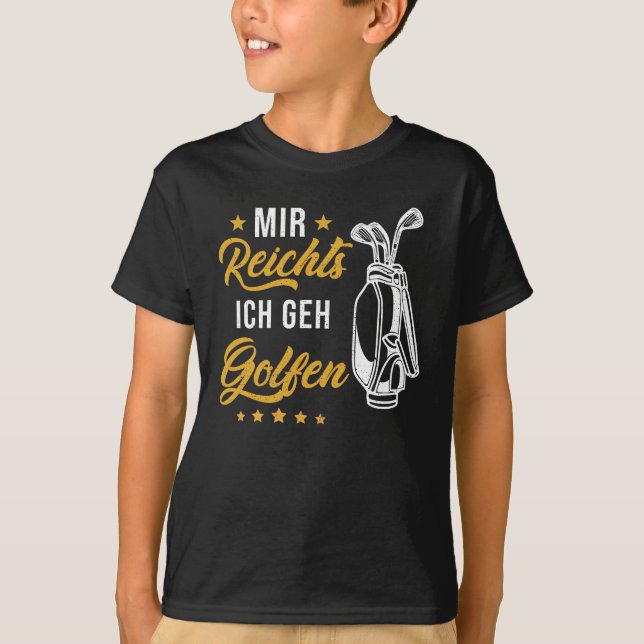Golf German quote funny T Shirt (Framsida)
