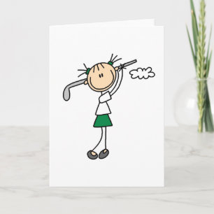 Golf Girl Card Kort